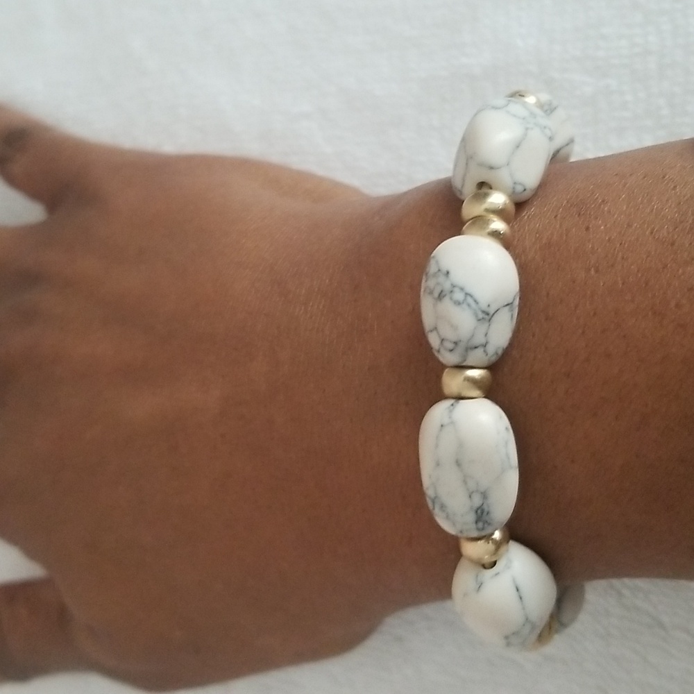 New Robert Lee Morris Stone Beaded Bracelet - Picture 8 of 11
